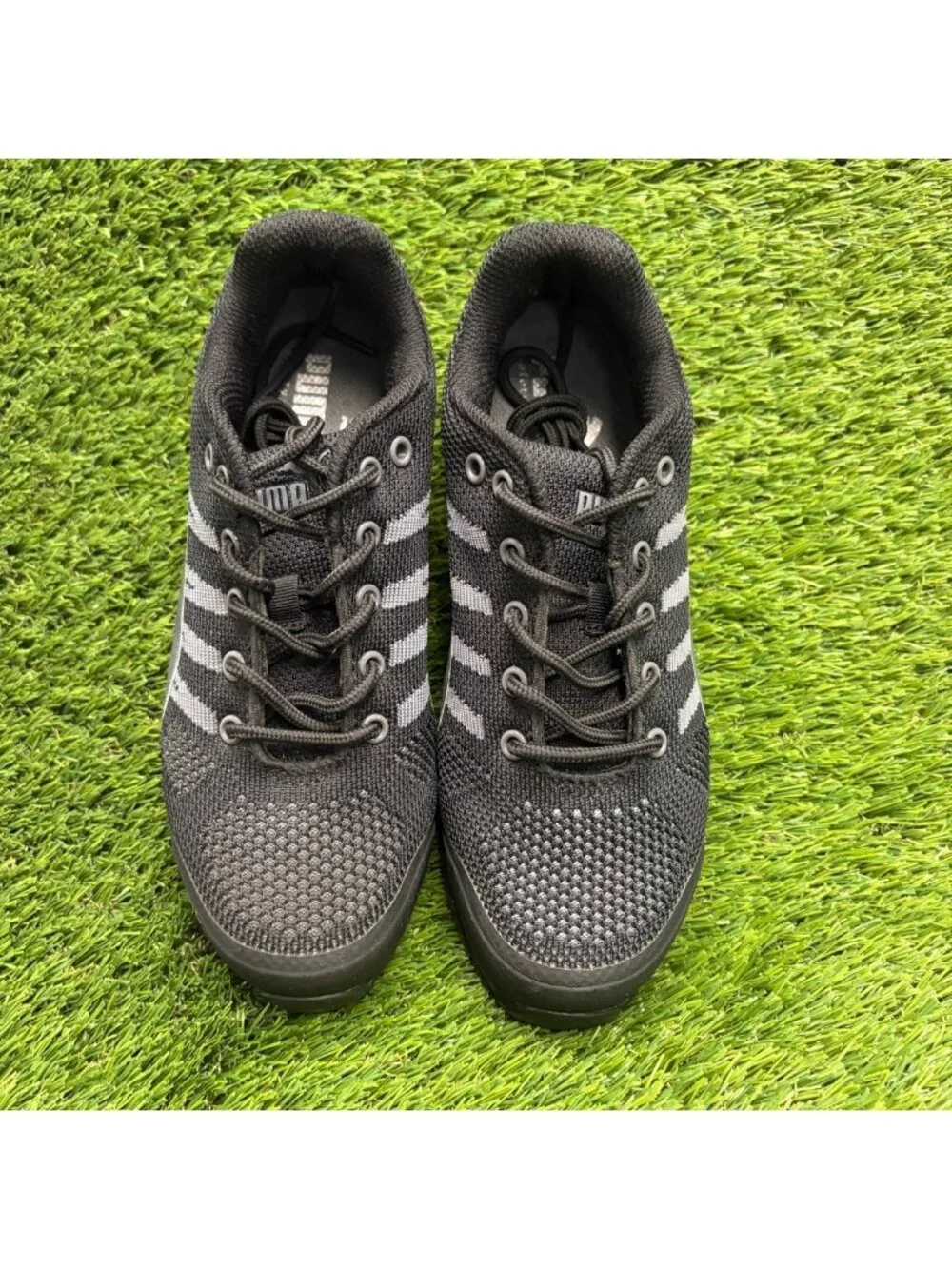 Puma Celerity Knit Low Womens Size 7 Black Slip Oil Steel Toe Safety Work Shoes